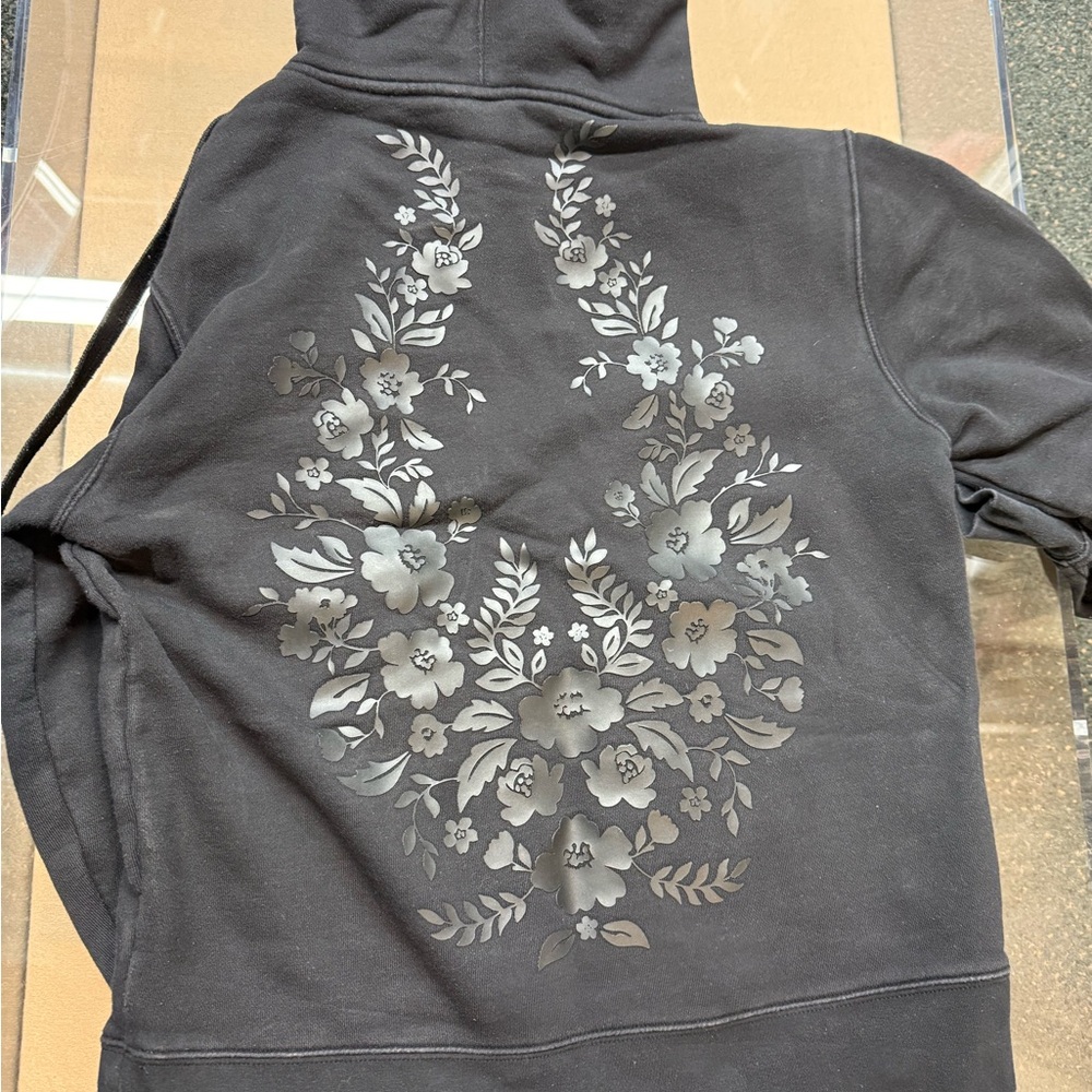 Athleta Black Pullover Hoodie